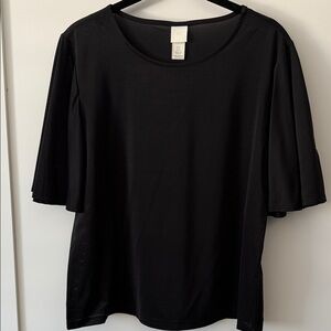 H&M Black Short Sleeve Women's Top